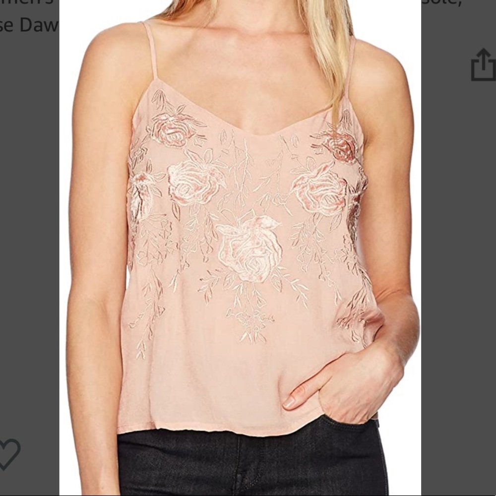 Guess camisole mauve with rose detail